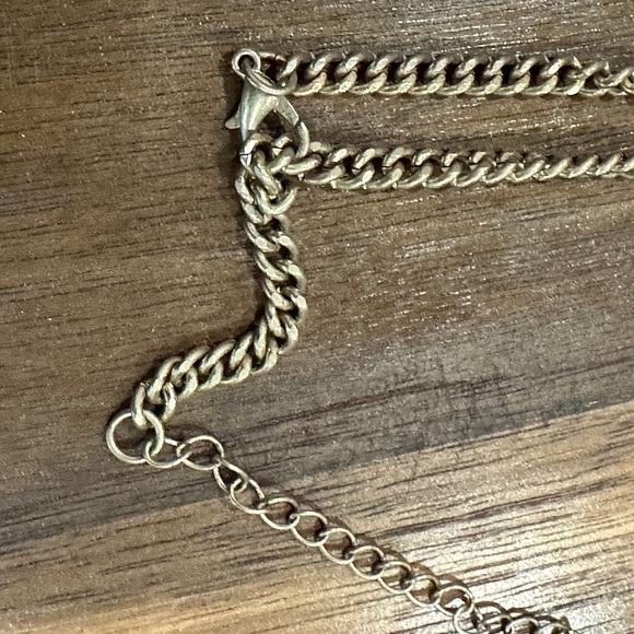 Vintage Wood and gold plated pendent. - Picture 5 of 6